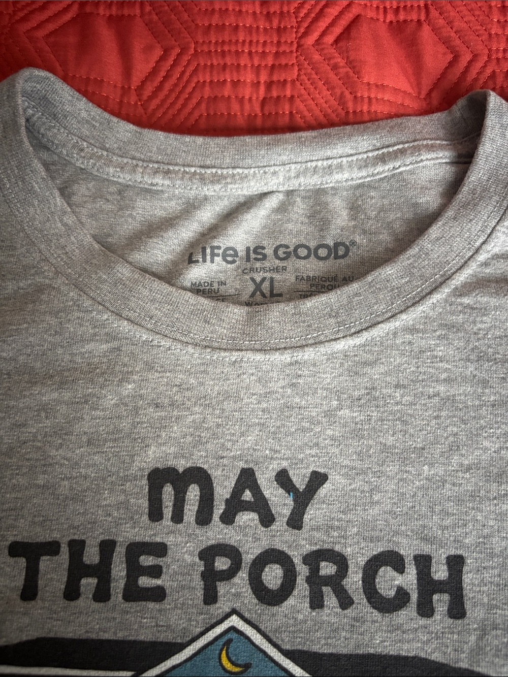 Life Is Good Gray Kids' 'May The Porch Bewitch You' Halloween Tee - Picture 2 of 4